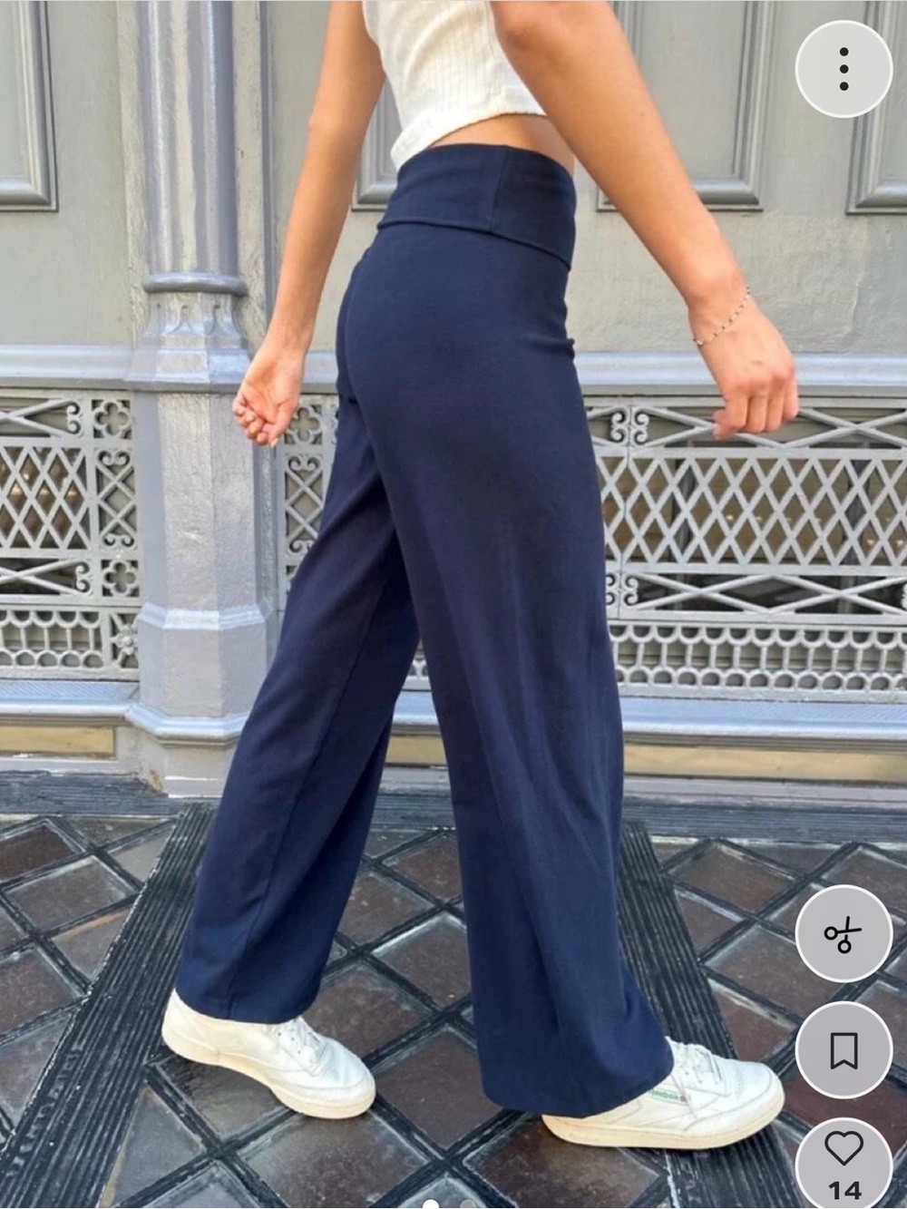 Brandy Melville Navy Pricilla Pants
